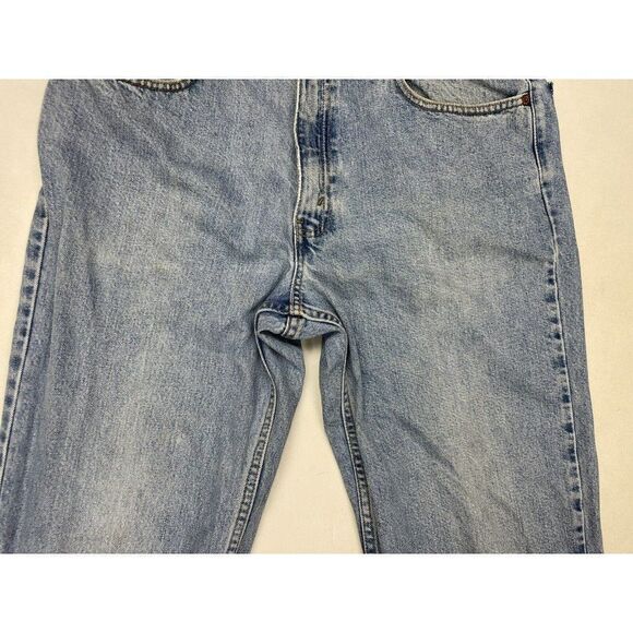 VINTAGE Levi's 550 Relaxed Fit Denim Jeans Men 34 X 31 Blue Tag Size 36 x 32 - Picture 2 of 14
